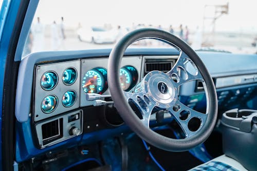 Photo of a Vehicle Steering Wheel