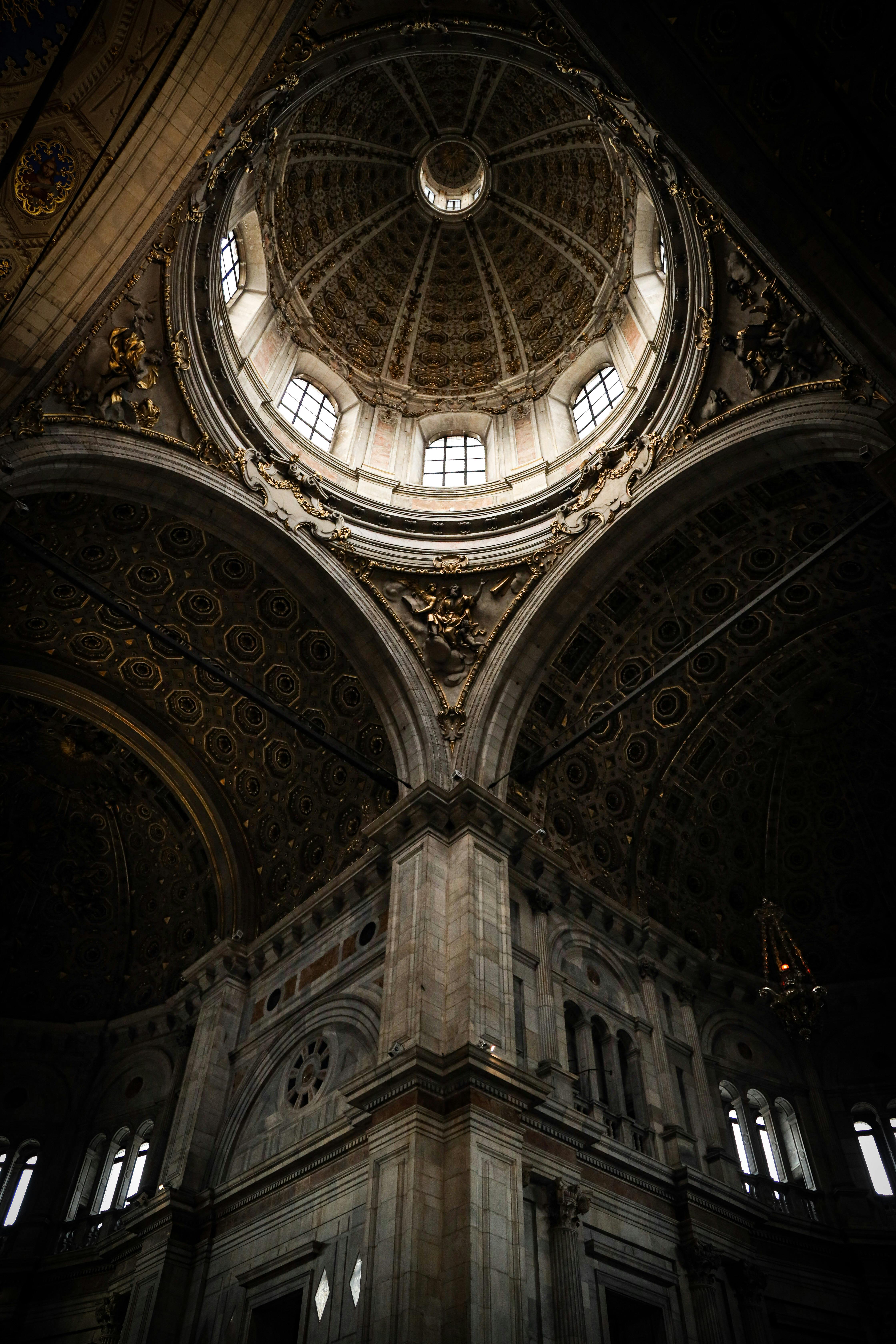 ornate gothic church interior