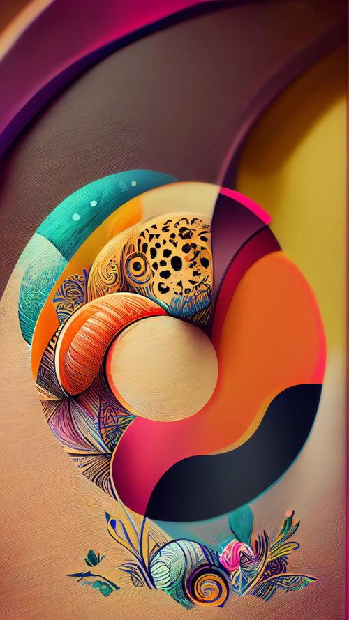 Free Colorful circles Stock Photo