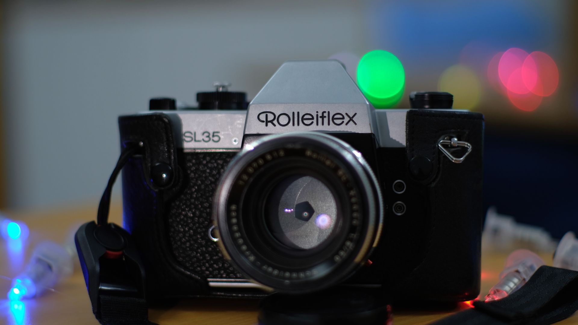 Modafinil for Focus: Boost Your Concentration A close-up shot of a vintage Rolleiflex SL35 camera, showcasing its classic design and lens.