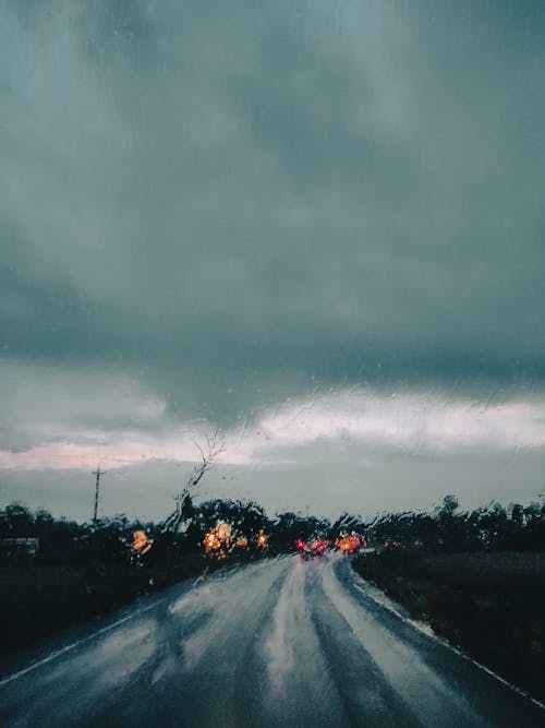 ガラス雨, 雨の背景, 雨ボケの無料の写真素材