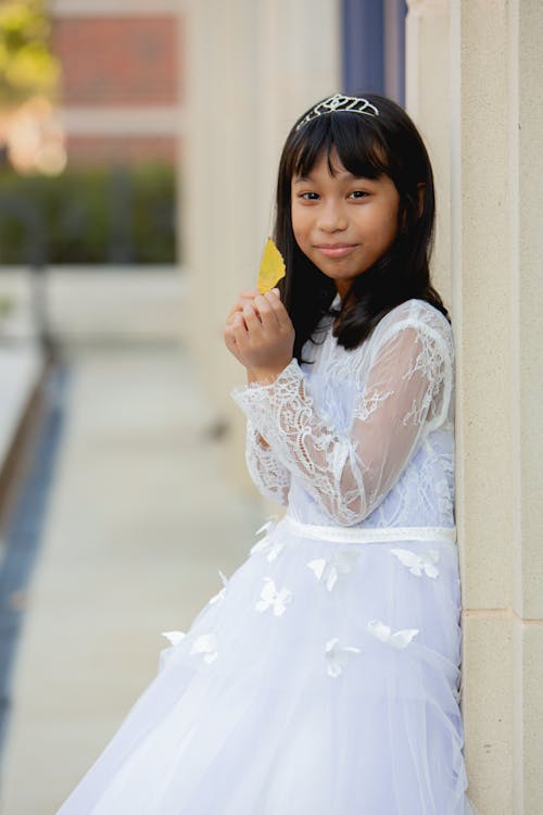 Pretty Girl in White Dress