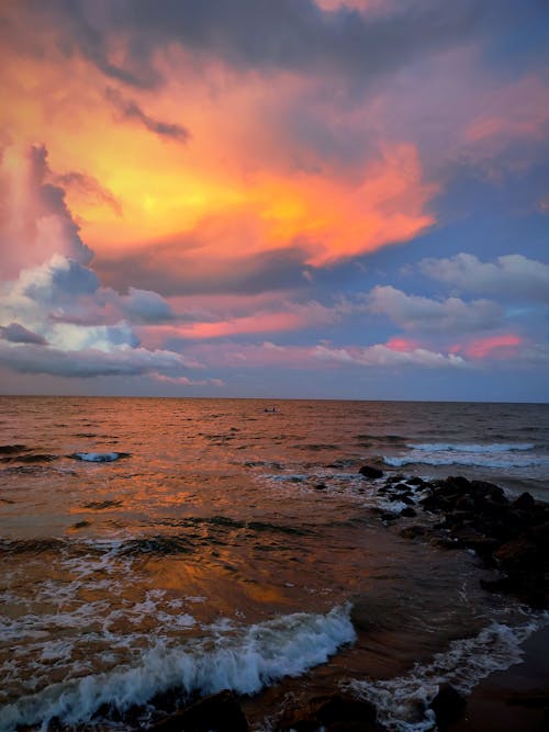 Foto d'estoc gratuïta de capvespre, platja