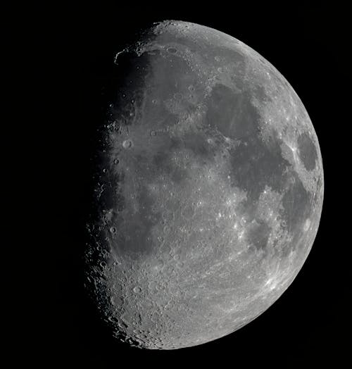 Close-Up Shot of a Moon