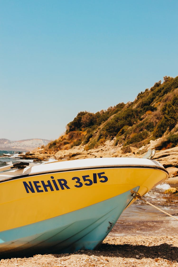 Boat On Seashore