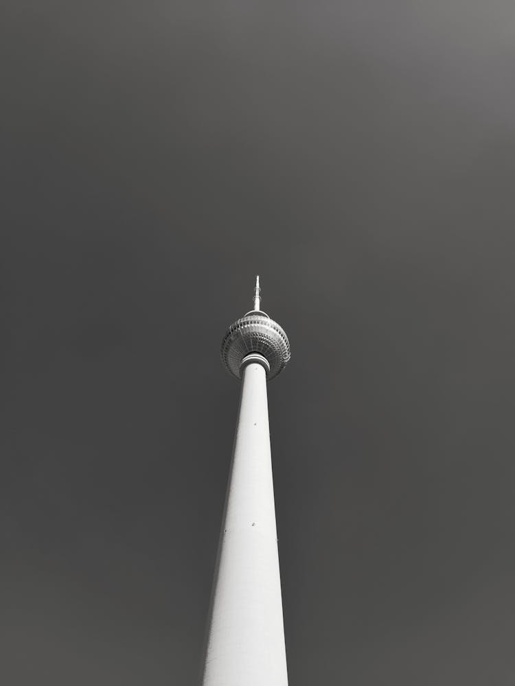 Television Tower On Sky Background