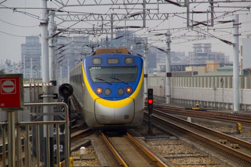  Taichung Metro Train on Railway