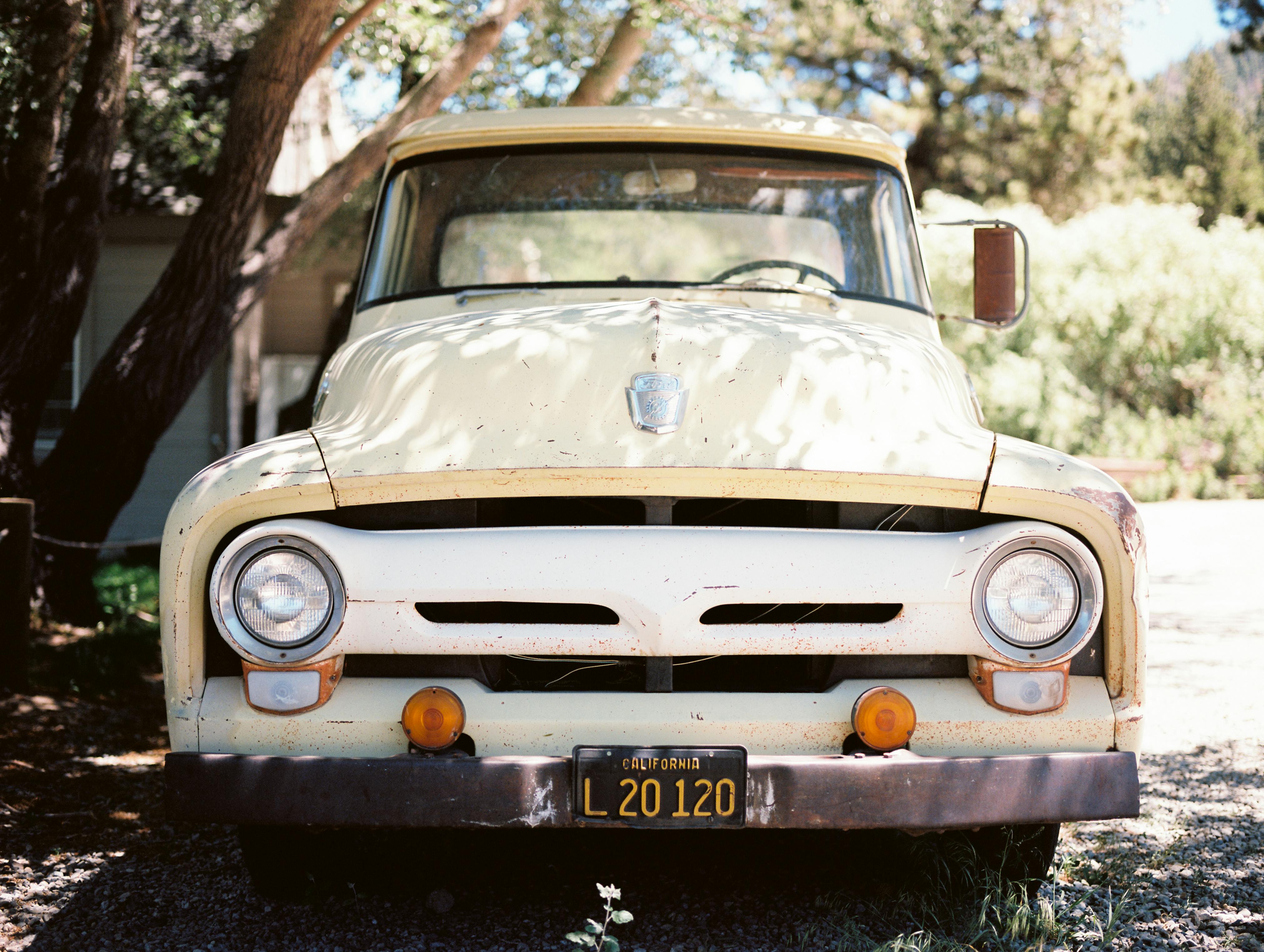 Car with California License Plates