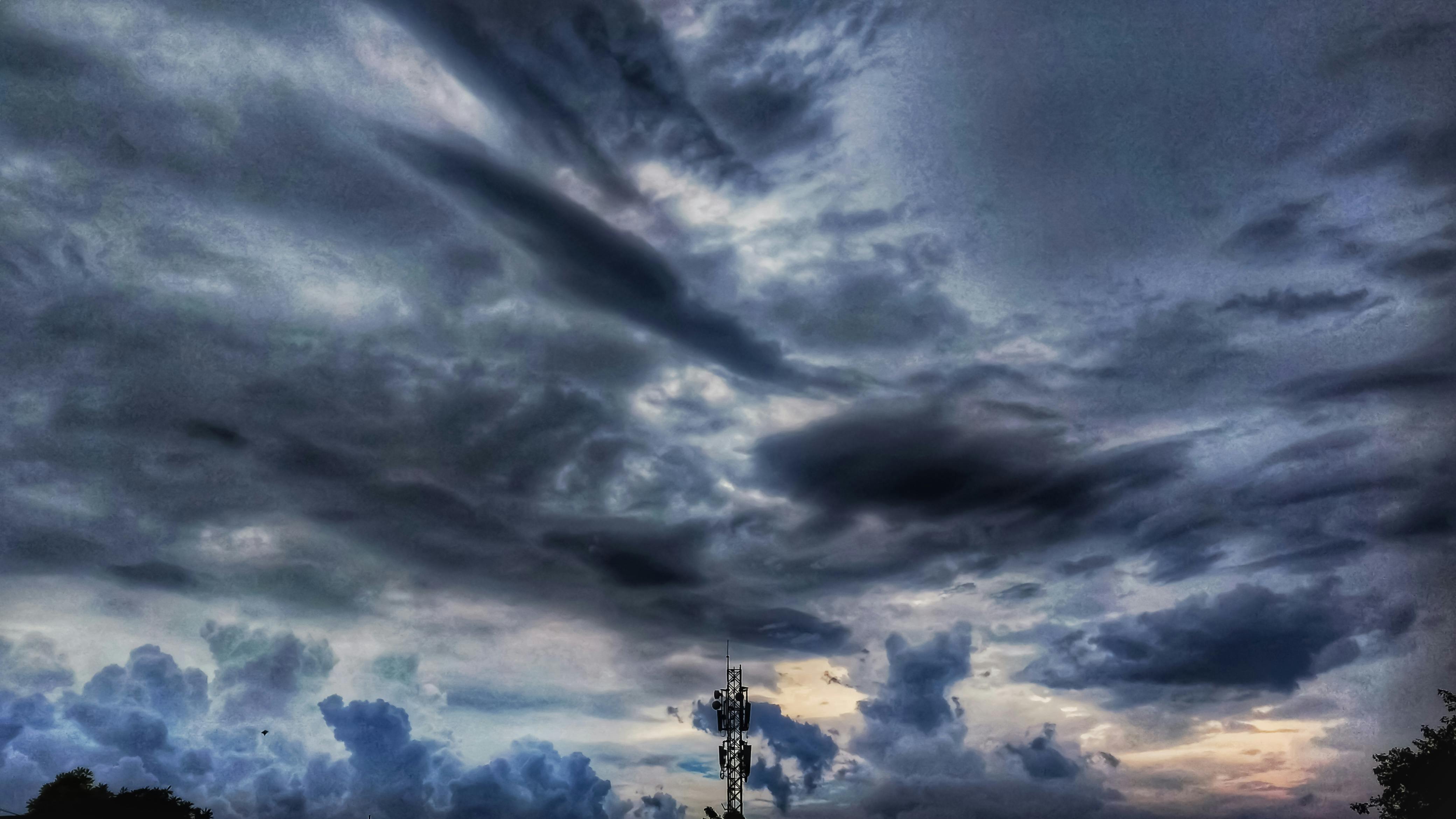 Kostenloses Foto Zum Thema: Bewölkt, Dunkle Wolken, Himmel