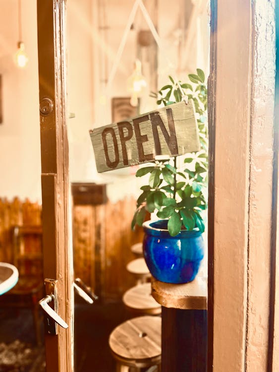 Free stock photo of coffeeshop, open, welcome