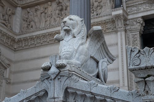 Stone Sculpture on Historic Building