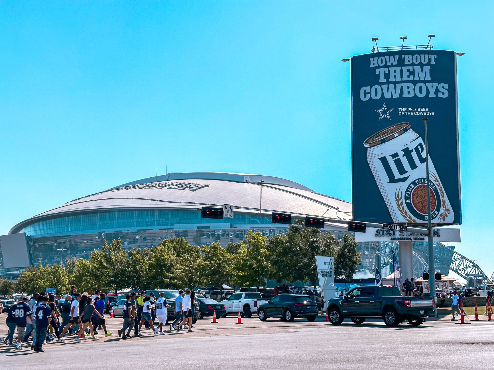 Arlington skyline Texas Live! AT&T Stadium
