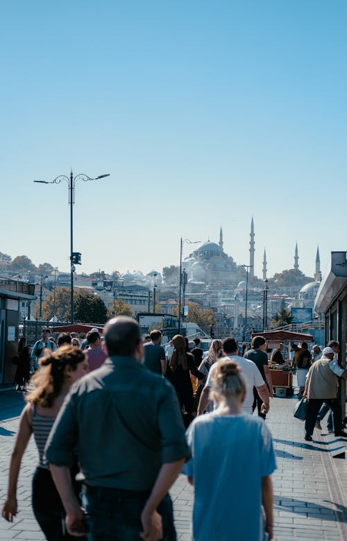 People Walking on Street