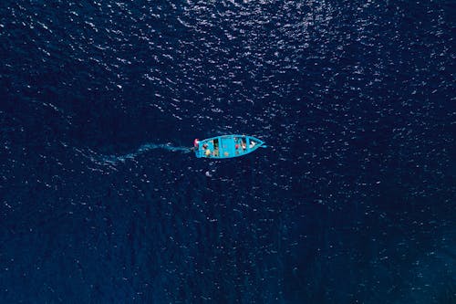 deniz, deniz aracı, drone çekimi içeren Ücretsiz stok fotoğraf