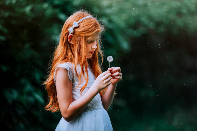 Girl With Dandelion