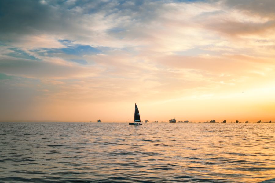 Sailing close-hauled — the point of sail closest to the wind, and the most technically demanding