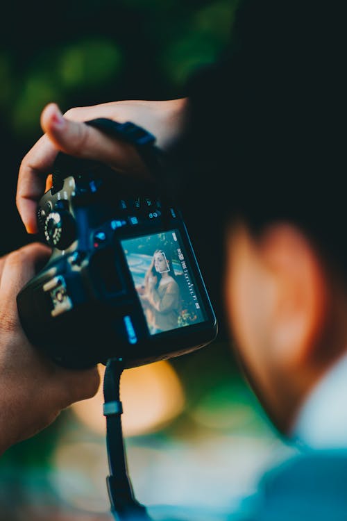 Imagine de stoc gratuită din adâncime de câmp, aparat de fotografiat, DSLR