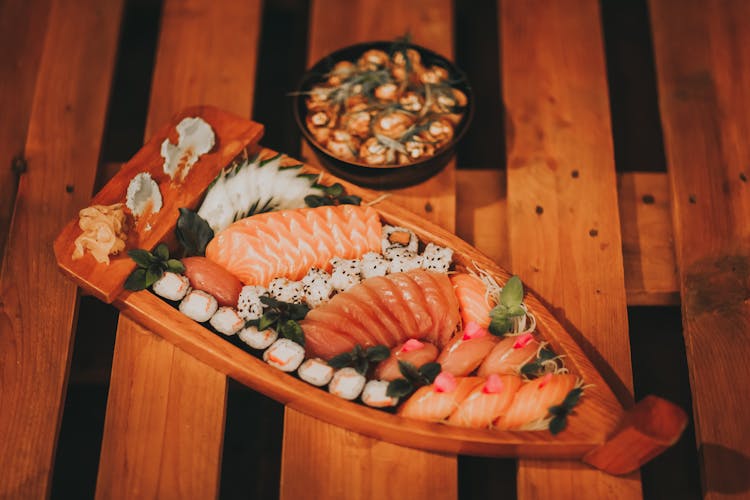 Sushi On A Plate 