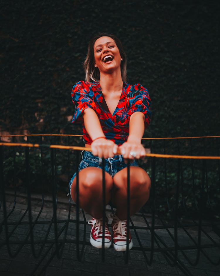 Young Woman Laughing 