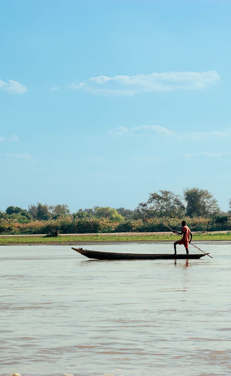 A Man In A Boat