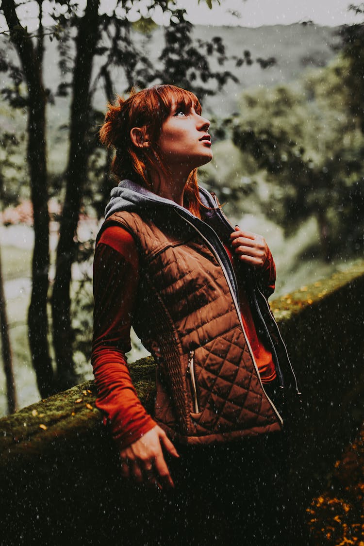 Woman In Outdoor Clothing 