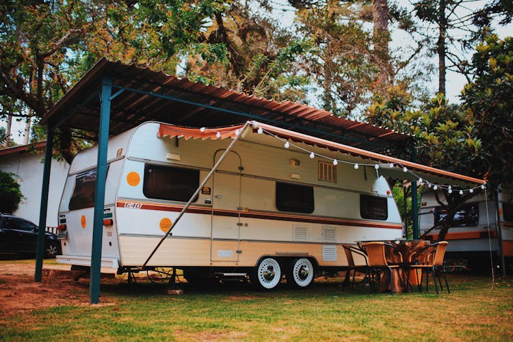 Travel Motorhome, Table And Chairs