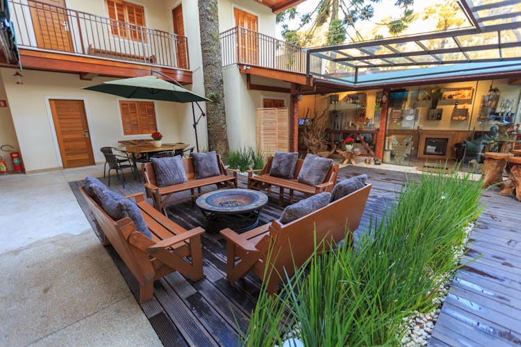 Photo Of Patio Furniture In A Hotel