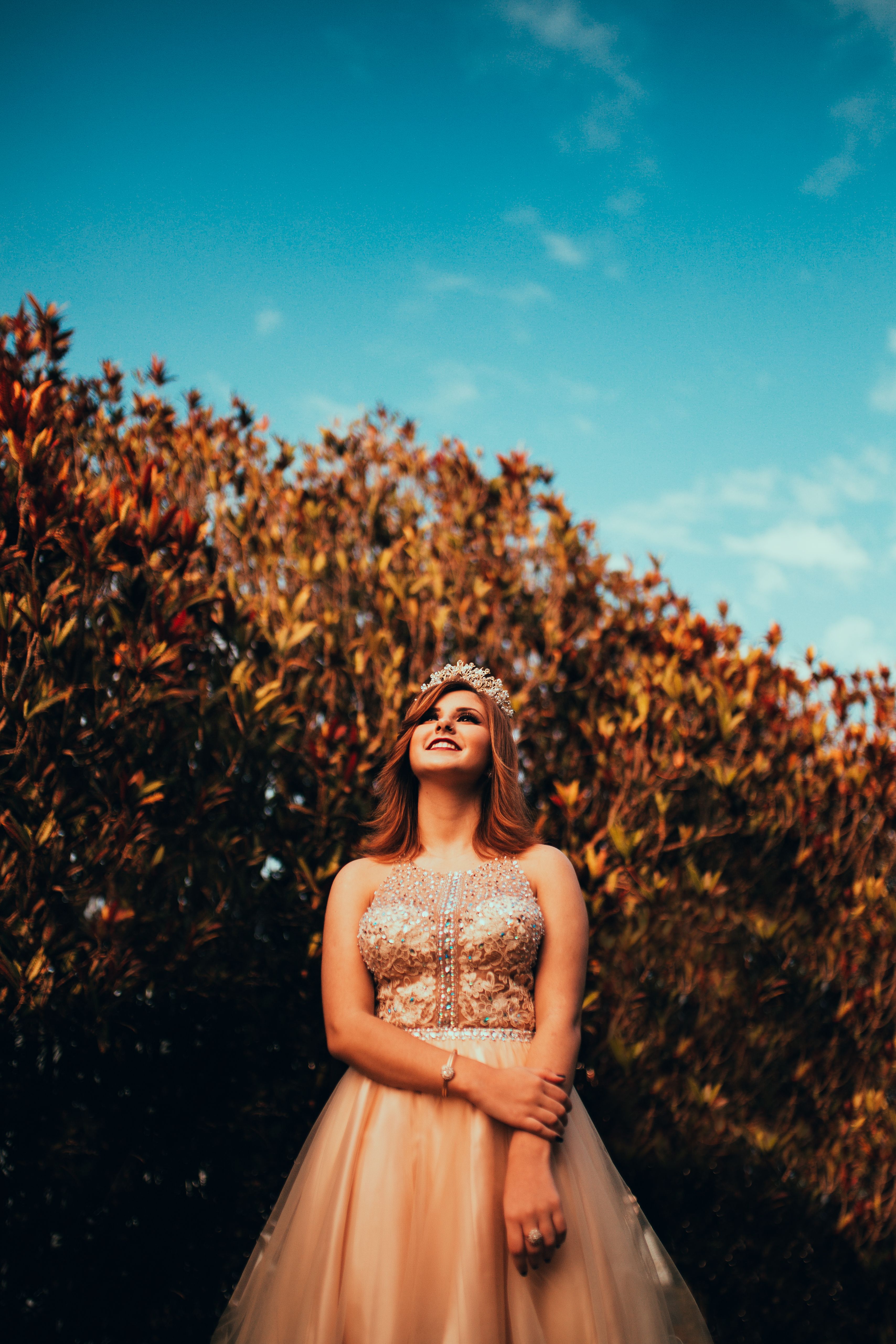 Portrait of a Woman Wearing a Dress · Free Stock Photo