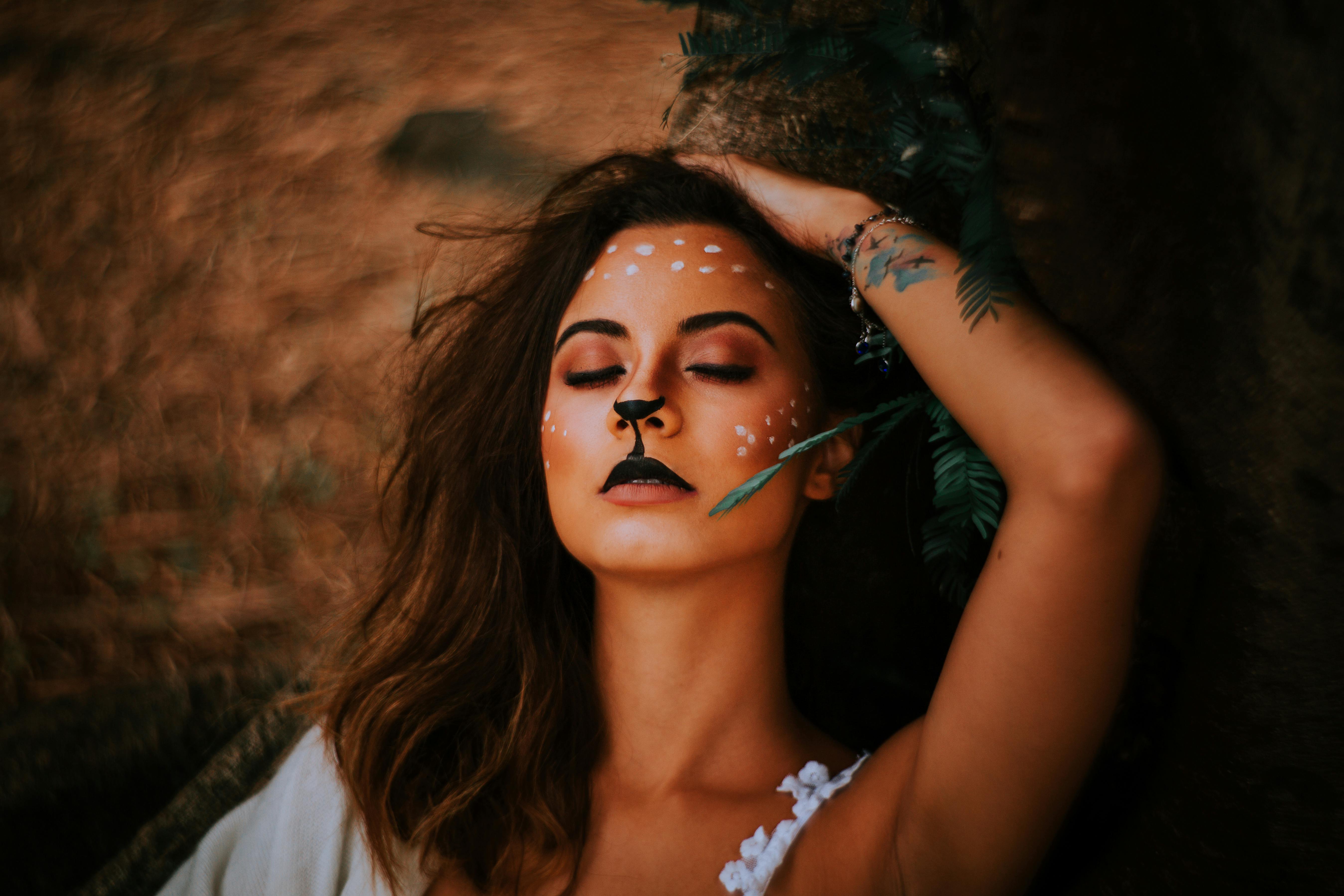 Man With Flowers On Head · Free Stock Photo