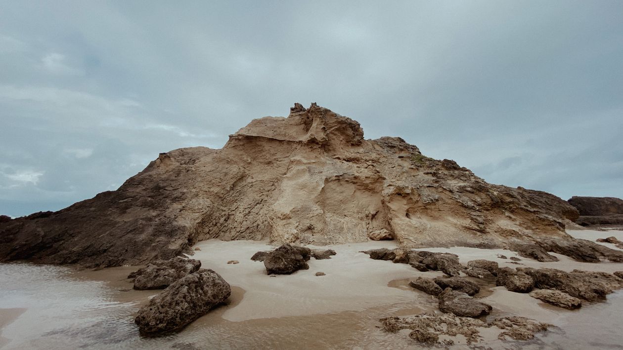 African Sandstone Rocks Sandstone on Beach · Free Stock Photo