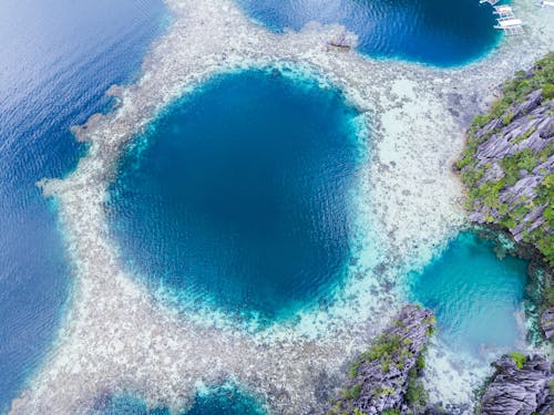 Δωρεάν στοκ φωτογραφιών με αεροφωτογράφιση, ακτή, βραχώδης