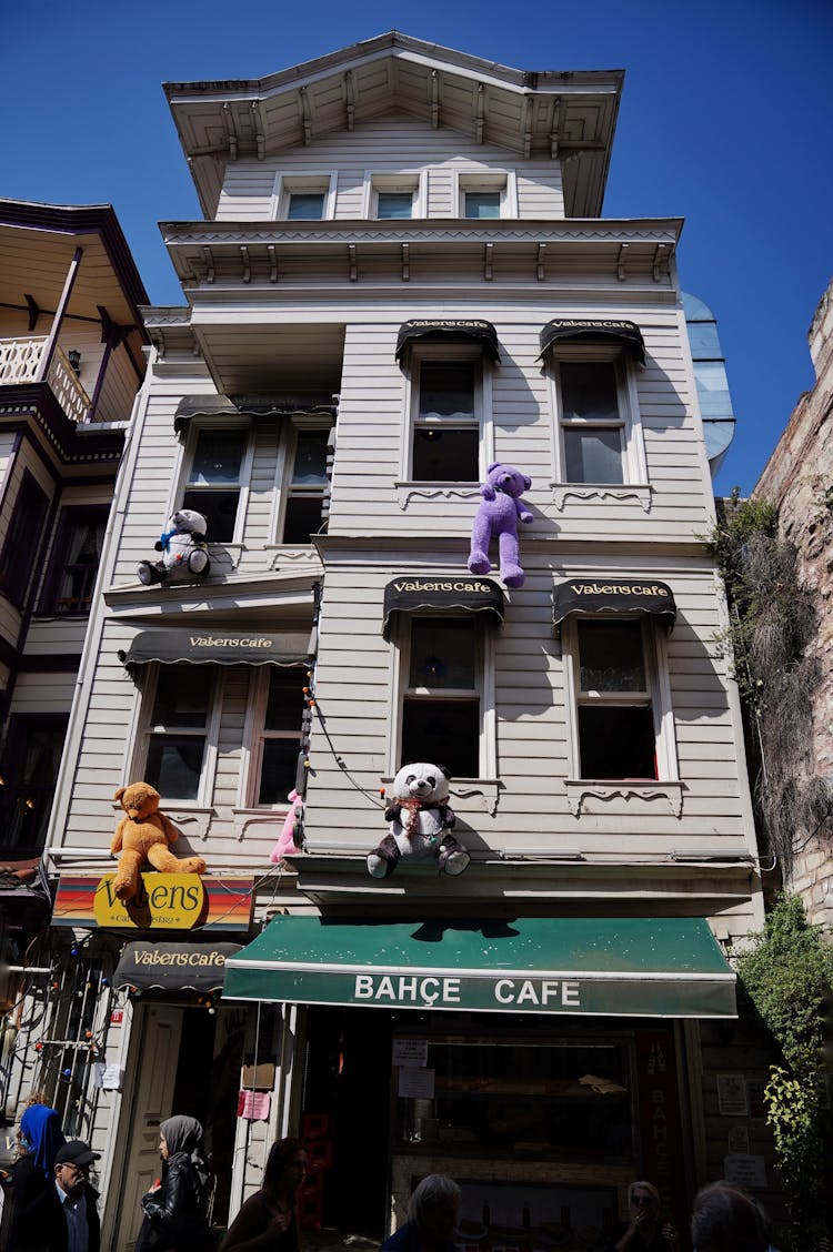 A House Decorated With Stuffed Toys