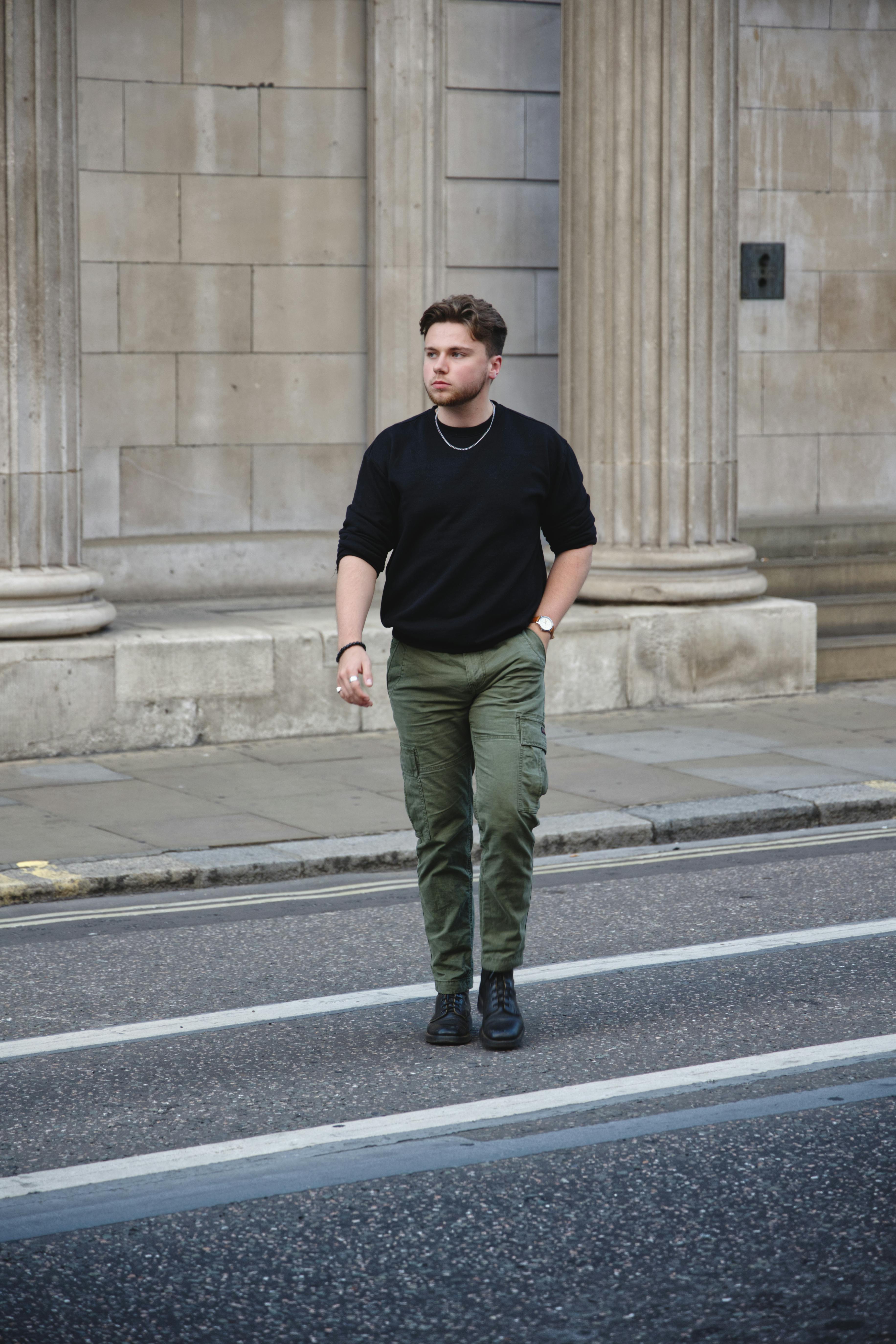 Green & Olive Pants  Pants outfit men, Mens outfits, Mens street style