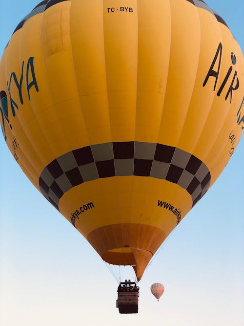 Yellow Balloon in Air