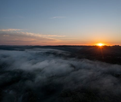 Sunset View over the Horizon