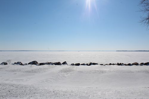 Free Frozen Wisconsin Lake Stock Photo