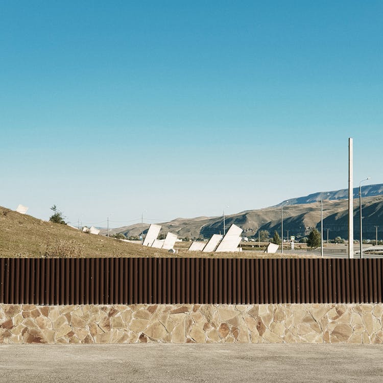 Corrugated Metal Fence