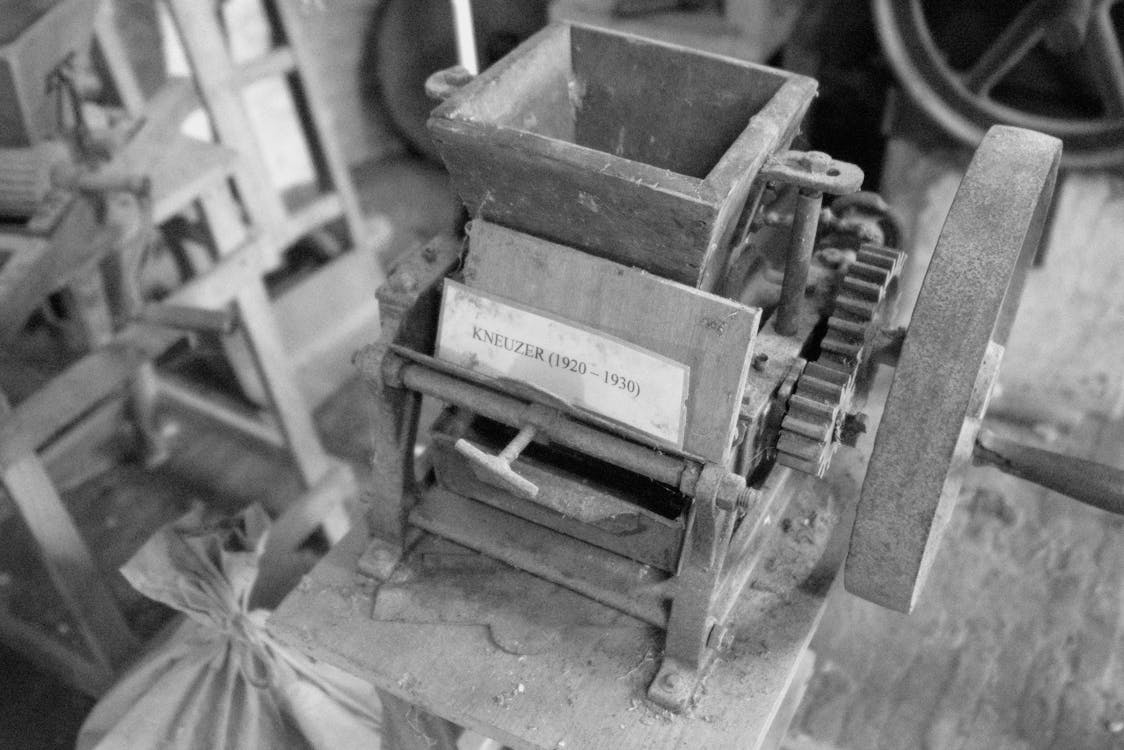 An Old Grinding Machine