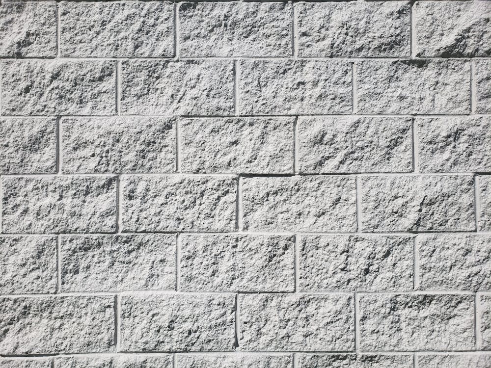 Gray Brick Wall Texture Picture, Free Photograph