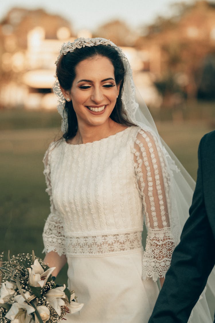 Photo Of A Happy Bride