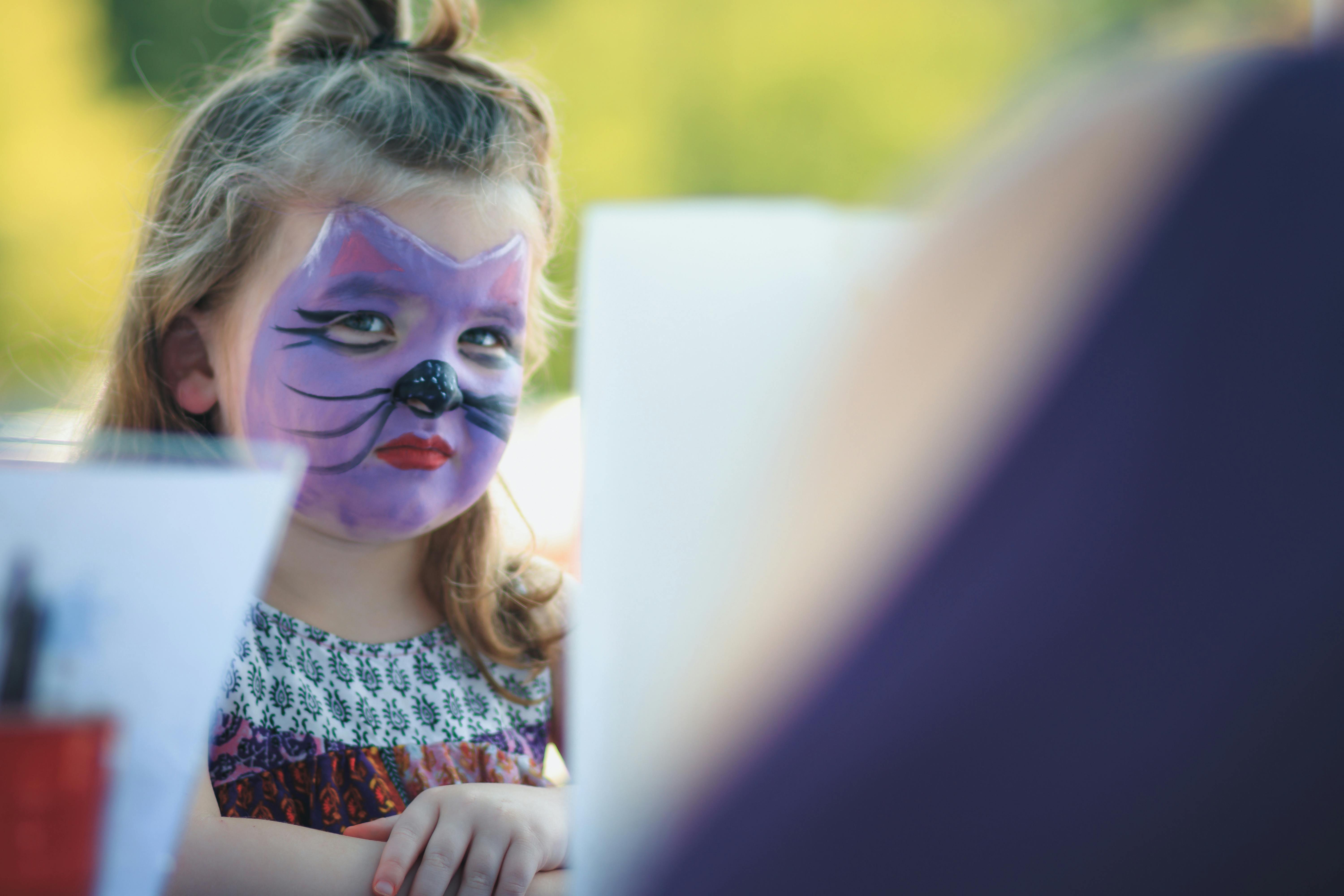 Free stock photo of face paint