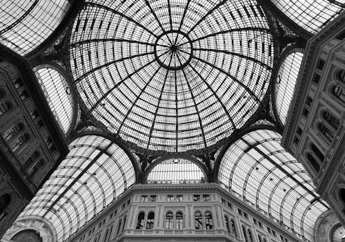 Glass Ceiling in Galleria Vittorio Emanuele II in Milan