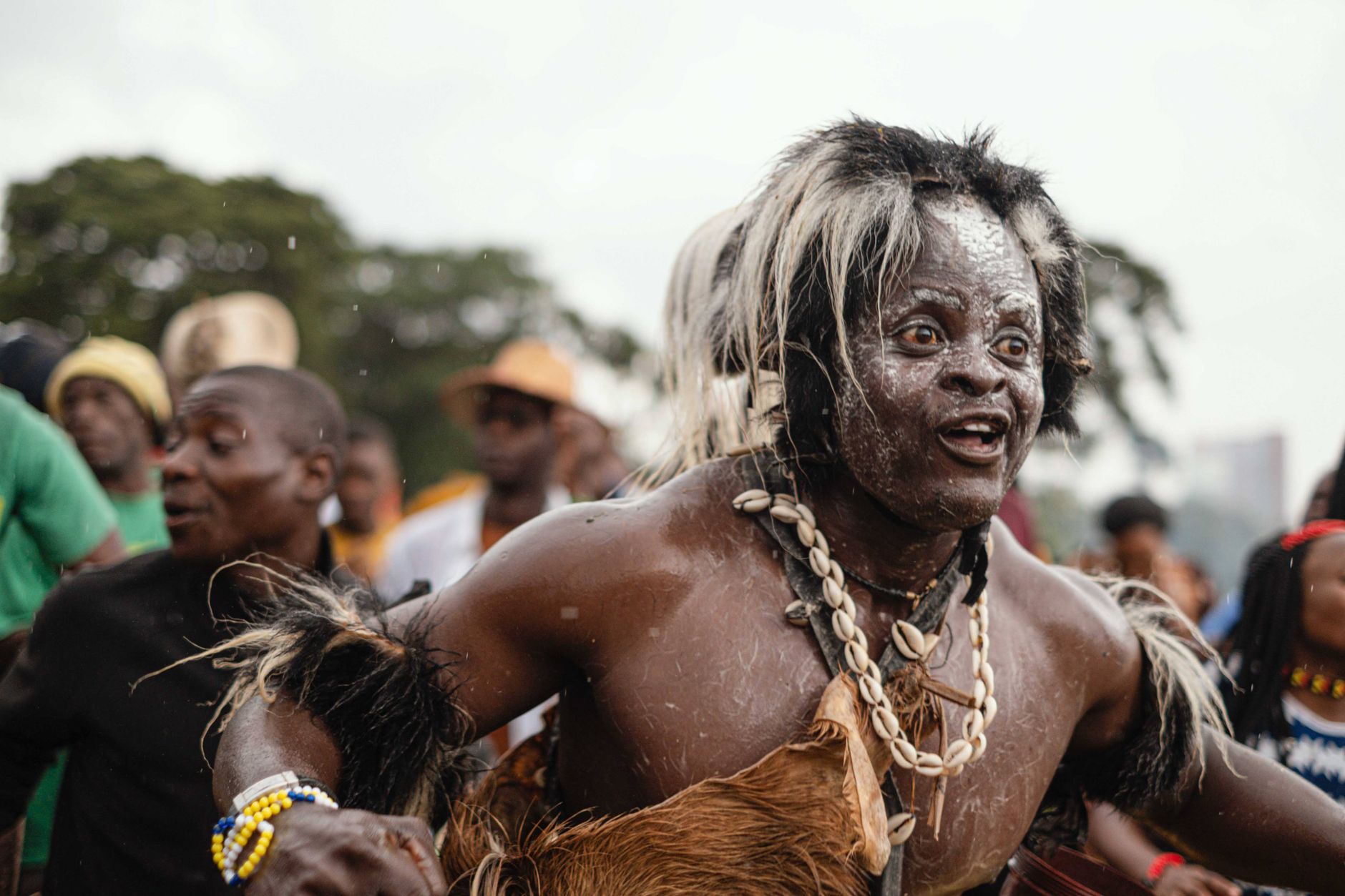 Vibrant festival scene with traditional dancers in Kampala showcasing cultural heritage.