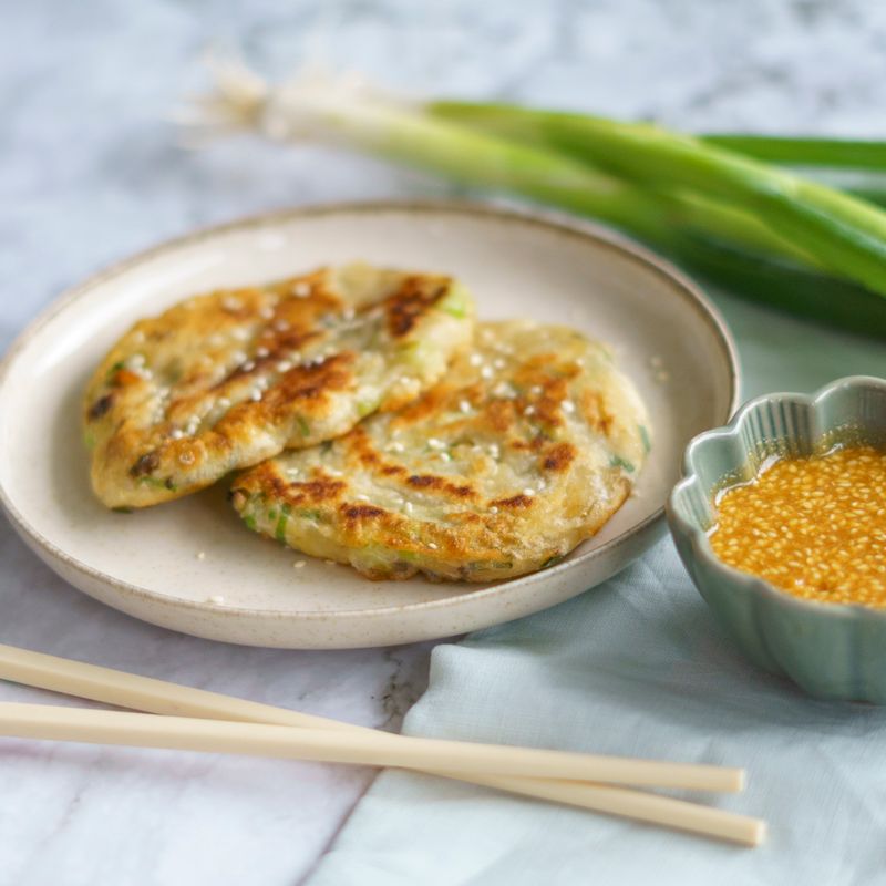 Sourdough Discard Korean Soy Garlic and Scallion Biscotti