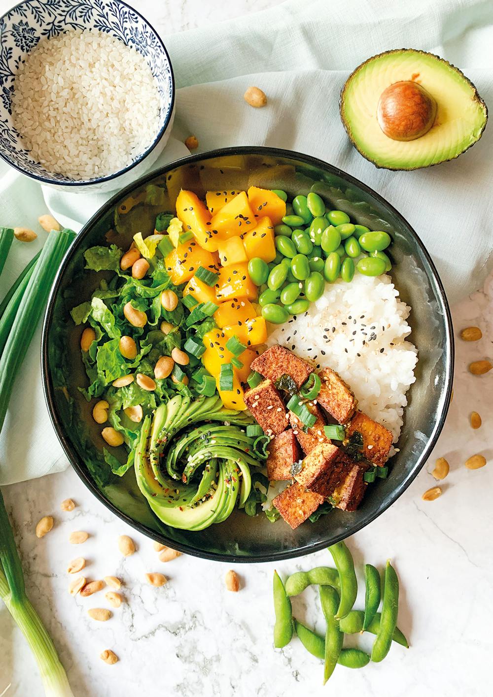 Smoked Tofu Salad Bowl Smoked Tofu Salad Bowl