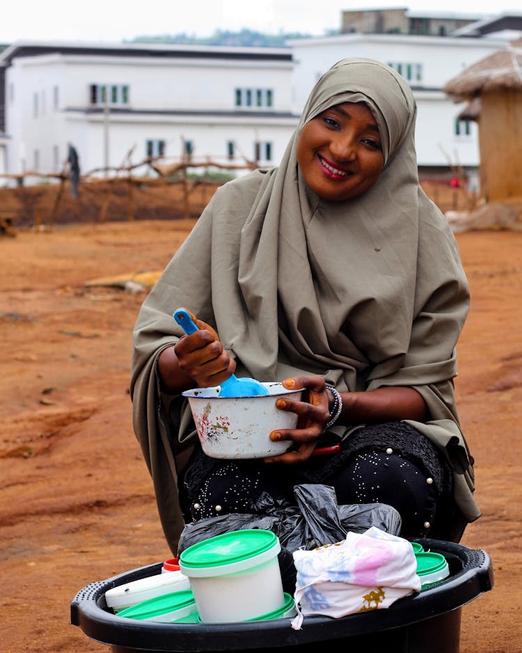 Fulani Milk Seller