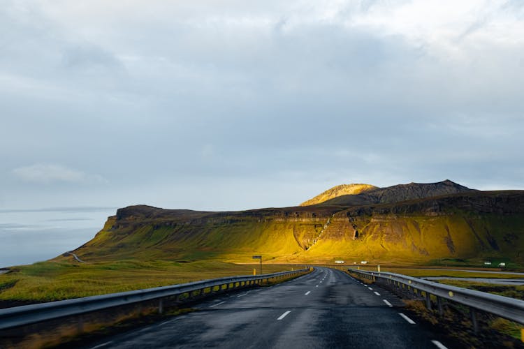 Cloudy Sky Over A Plateau