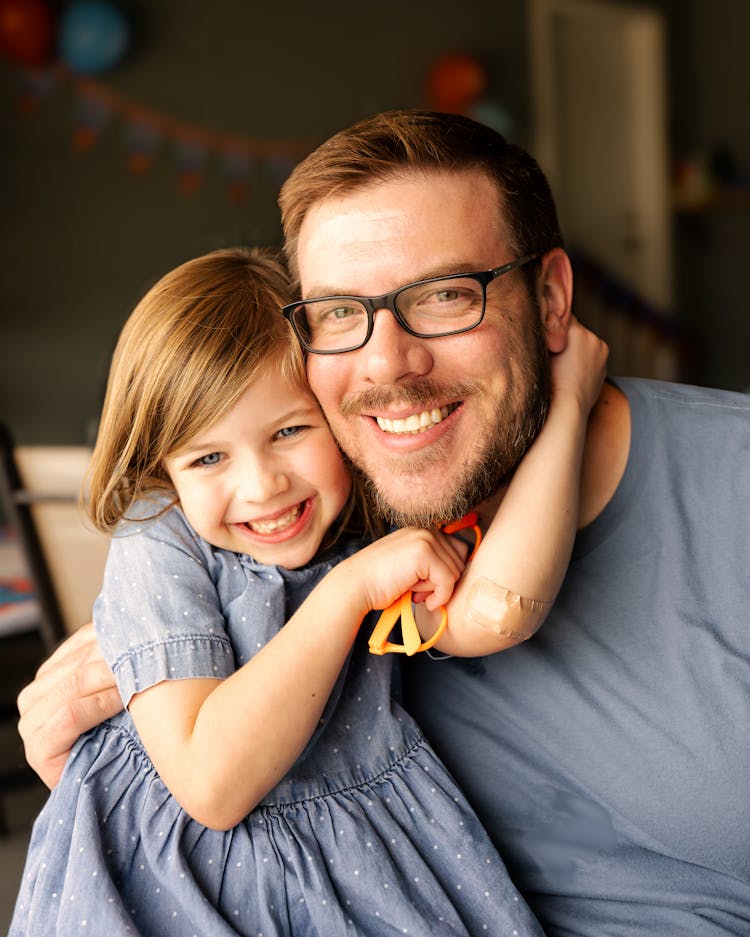 Father And Daughter Portrait