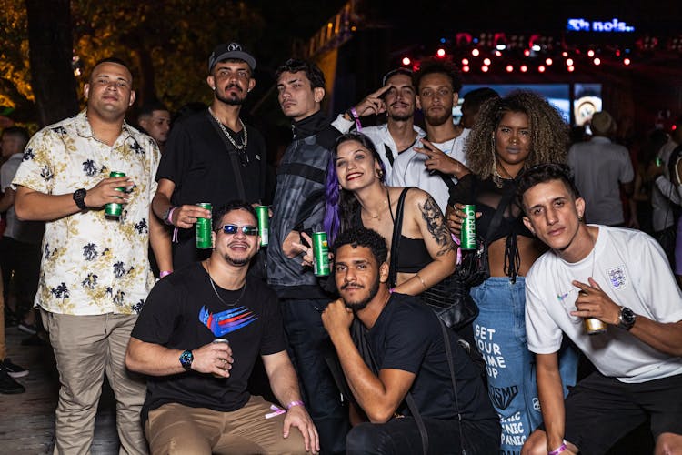 Group Of Friends Posing For A Photo