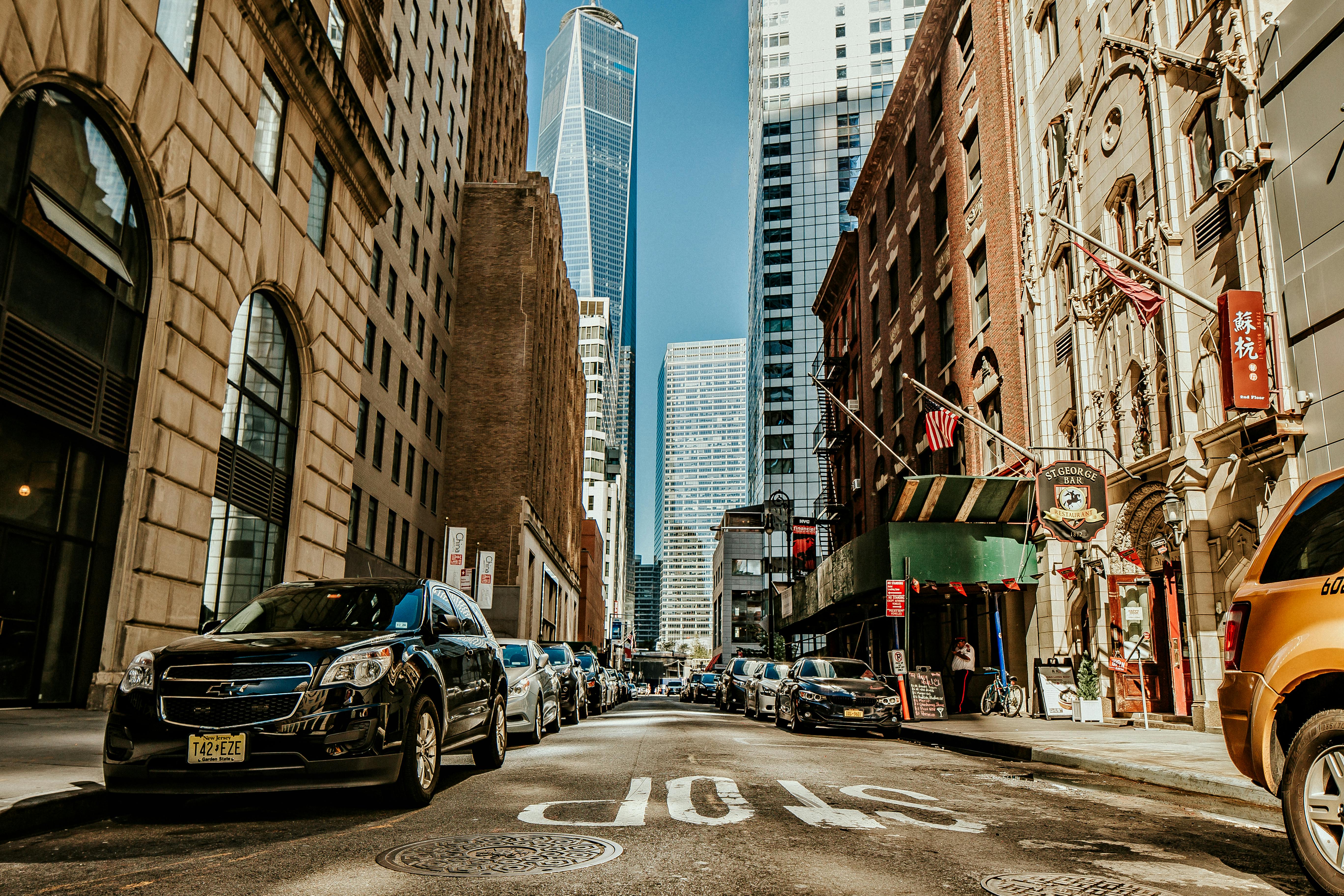 New York City Street Buildings 4K wallpaper download